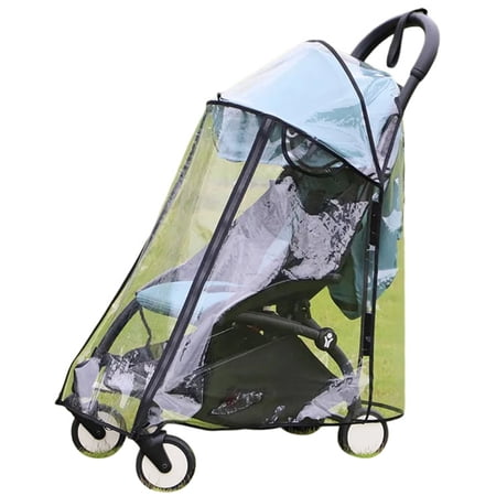 Transparent Baby Strollers Rainproof Cover Weather Proof & Portable Protective Sleeve Full Protections Rain Case