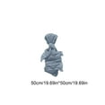 thumbnail image 3 of Blue Cheesecloth Napkins for Weddings - 20x20 Inch Reusable Gauze Table Decor for Parties & Rustic Decor, 3 of 6