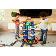 Hot Wheels HW Ultimate Garage Playset with 2 Toy Cars, Stores 100+ 1:64 Scale Vehicles