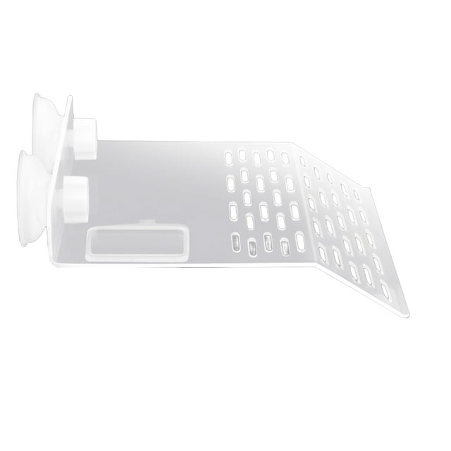Transparent Turtle Basking Platform With Suction Cups Tortoise Resting Terrace Fish Tank Aquarium Landscape Decoration