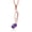 Amethyst, February, variant on Music Eighth Note Jewelry Pendant Necklace Gift for Women By Keren Hanan | 18K Rose Gold Plated Silver | Black Onyx | 0.50 Cttw | Gemstone December Birthstone | Oval 6X4MM | with 18 inch Silver Chain