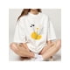 thumbnail image 1 of Floral Print Shirt Round Neck Drop Shoulder Tee Casual Short Sleeve T-Shirt for Women's Daily Wear Cotton Top, 1 of 7