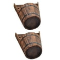 thumbnail image 1 of WEUVEB 2Set Wooden Planting Pots Balcony Railing Planter Box for Christmas Thanksgiving Decor, 1 of 8