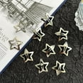 thumbnail image 6 of Star Hair Clips 2000s Y2K Snap Hair Barrettes Non Slip Star Hair Accessories Silver Metal Hair Clips for Girls Women -15 PCS 1.18", 6 of 9