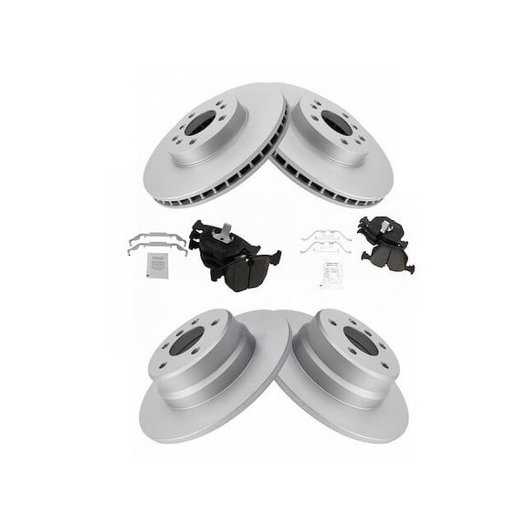 Front and Rear Brake Pad and Rotor Kit - Compatible with 2000 - 2006 BMW X5 2001 2002 2003 2004 2005