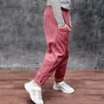 thumbnail image 5 of Coerni Toddler Boys Girls Fleece Lined Pants Fall Winter Casual Sweatpants Winter Corduroy Bottoms Trousers with Pocket, 5 of 8