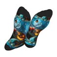 thumbnail image 5 of KLL Spooky Halloween Print Cool Socks Men's Women's Crew Socks Funny Crazy Novelty Stockings, 5 of 7