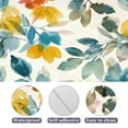 thumbnail image 4 of Peel and Stick Wallpaper Seamless flower pattern abstract floral watercolor texture yellow blue Canvas Texture Removable Wall Murals Large Wall Stickers for Living Room Bedroom Home Decoration, 4 of 5