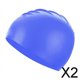 thumbnail image 1 of Paquete de 2 a 6 gorros de natación de silicona antideslizantes para piscina Colamx, 1 of 8