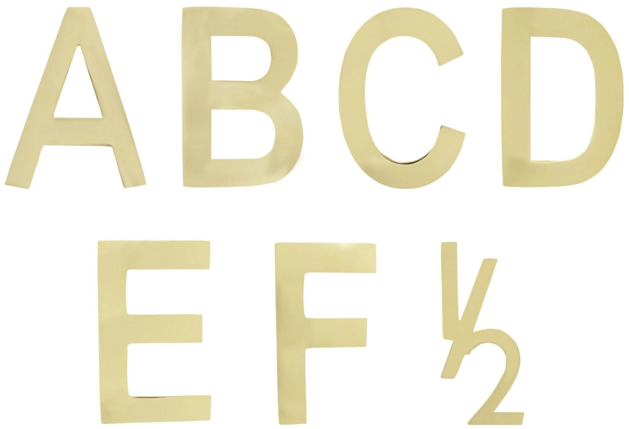 Architectural Mailboxes 3582DC-B 4 in. Brass Floating House Letter B, Dark Aged Copper