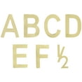 thumbnail image 3 of Architectural Mailboxes 3582PB-D 4 in. Brass Floating House Letter D, Polished Brass, 3 of 7