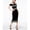 Black - black, variant on XOXO Womens Ruffled Choker Sweater Off-Shoulder Dress, Red, Juniors, Medium