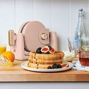 Beautiful Rotating Belgian Waffle Maker, Rose by Drew Barrymore