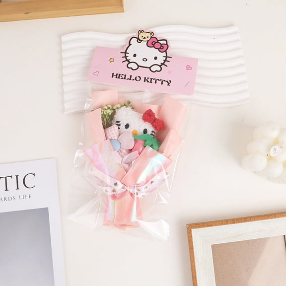 Sanrio Character Plush Bouquet,Cute Stuffed Animal Flower Bouquet for Valentine's Day,Birthday,Graduation,Gifts for Fans