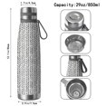 thumbnail image 3 of 29oz Stainless Steel Insulated Thermos with Tea Filter, 360° Printed Travel Bottle, Leakproof BPA-Free Flask with Anti-Slip Base, 304 Inner & 201 Outer, Vacuum Cup, 3 of 6