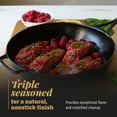 thumbnail image 2 of Lodge Blacklock 12" Triple Seasoned Cast Iron Skillet - Preseasoned Cast Iron Skillet Pan - Easy Cleanup - Lightweight Design - Cast Iron Cookware - Premium Cast Iron Skillets, 2 of 7