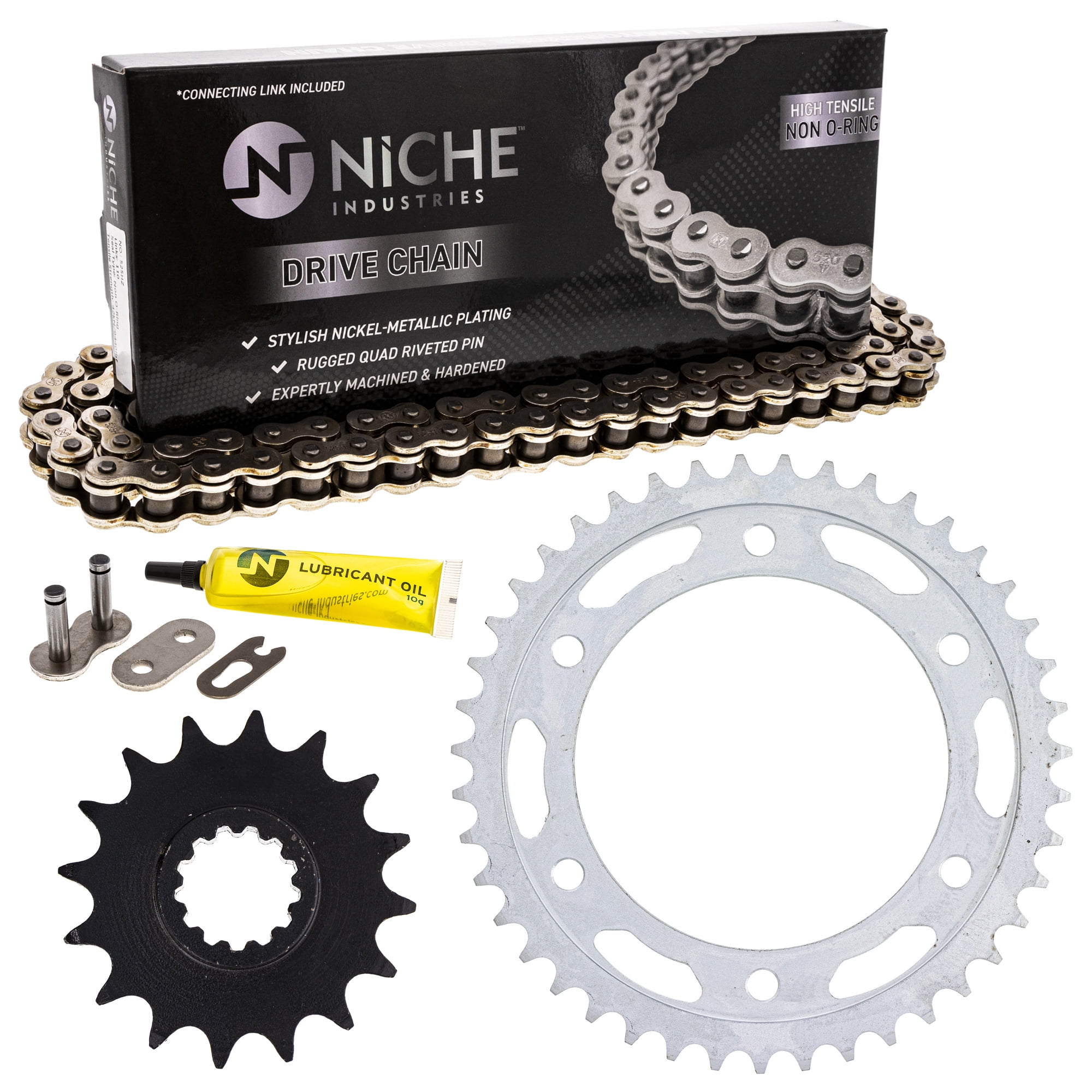 Nickel 2003-2006 Honda CBR600RR O-Ring Chain and Sprocket Kit
