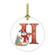 thumbnail image 5 of 2024 26 Letter Christmas Snowman Christmas Pendant - Acrylic Car Pendant Saint, 5 of 5
