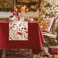 thumbnail image 4 of Costeam 13x72In Valentine’s Day Table Runner Super Soft Fabric with Romantic Heart Art Texture for Catering Wedding Kitchen Home Decor, 4 of 5