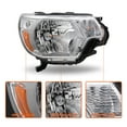 thumbnail image 4 of For 2012-2015 Toyota Tacoma Halogen Right Passenger Side Headlights Assembly Headlamp, 4 of 7