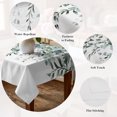 thumbnail image 5 of Spring Green Eucalyptus Leaves Table Cloth Waterproof Tablecloths, Summer Rustic Botanical Tablecloth Dining Table Cover for Kitchen Party Tabletop Outdoor, Square Tablecloth 60x60 Inch, 5 of 9