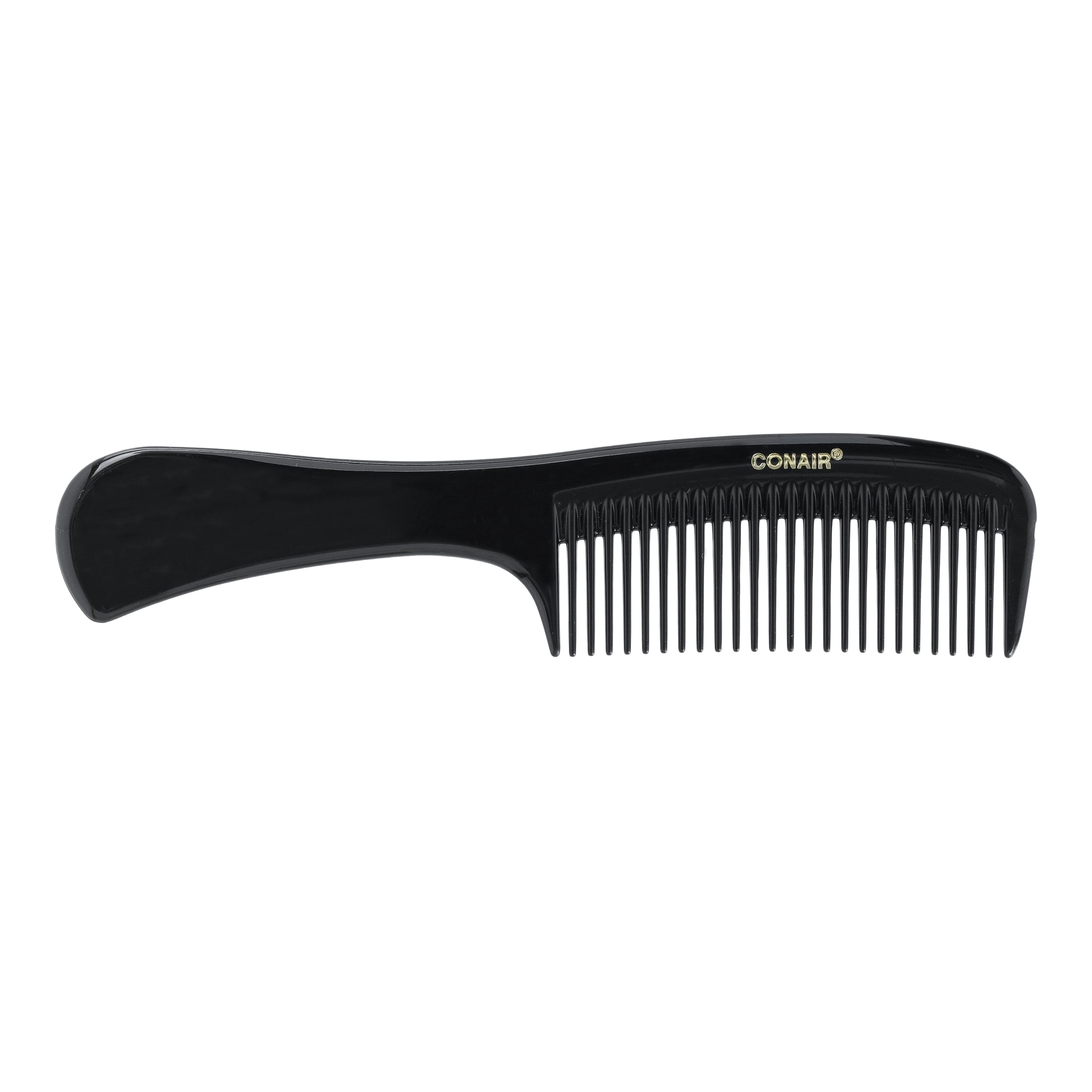 Conair Classic Styling Essential Compact Comb with Handle in Black, 1 ct