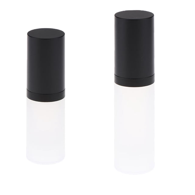 Dispensadores Recargables De La Crema Hidratante De Airless Del Envase De La Bomba De La Loción Del Viaje 2pcs Macarena Botella de base líquida vacía