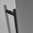 thumbnail image 3 of Serene Valley 52 x 74 Inch Big Roller Sliding Shower Door, Matte Black, 3 of 8