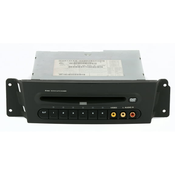 Restored 2004-08 Chrysler Pacifica 6 Disc CD DVD Automatic Changer RCA Input P05094031AA (Refurbished)
