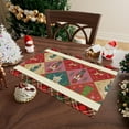 thumbnail image 3 of Colored Plaid The Nutcracker Tree Christmas Winter Xmas Cloth Placemats Set of 4 Table Mats Table Decorations 12x18 Inch, 3 of 6