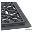 thumbnail image 3 of 4X12 Square Pattern Floor Vent Cover - White Aluminum - Metal Grille for Floors, Walls, and Ceilings. Features an Underside ; with Mounting Holes. Made in USA | G614-AWH, 3 of 8