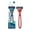 Poppy Red, variant on Preserve Shave 5 Refillable Manual Razor Recycled Plastic Eco-Friendly Unisex Handle + 1 Cartridge, Poppy Red