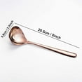 thumbnail image 4 of 2Pcs/ 4Pcs Soup Ladle Sauce Ladle 304 Stainless Steel Small Serving Ladle Gravy Soup Spoon Ladle - 8 Inches, 4 of 7