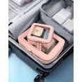 thumbnail image 4 of Set de bolsas de maquillaje LETGO Clear, bolsa de aseo aprobada por la TSA, rosa, 4 of 8