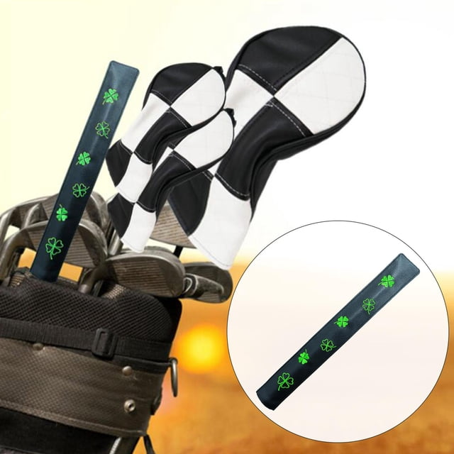 Funda de alineación , funda de soporte para accesorios, tiene capacidad para al 2 Negro shamjiam Cubierta de alineación de golf