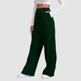 thumbnail image 2 of Hwmodou Womenâs Lined Sweatpants Wide Straight Leg Pants Bottom Sweatpants Joggers Pants Workout High Waisted Yoga Pants With Pockets, 2 of 7