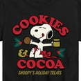 thumbnail image 3 of Peanuts - Snoopy Christmas Cookies and Cocoa - Toddler And Youth Short Sleeve Graphic T-Shirt, 3 of 6