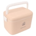 thumbnail image 1 of Plastic First Aid Storage Box, Emergency Medicine Kit Case With Removable Tray And Handle, Multipurpose Portable Storage Organizer Container Box, Medicine Box For Home Travel, 1 of 8