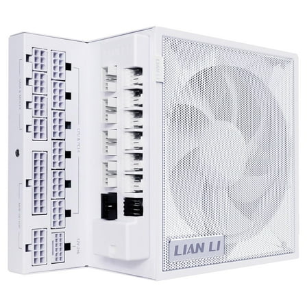 Lian-Li EG1000G EDGE GOLD 1000W 80  Gold Certified Fully Modular ATX PSU with USB Hub, White
