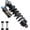 210mm x 550lbs, variant on Adjustable Air Spring Coil Over Shock Absorber for Mountain Bikes, 265mm, 550LBS Spring, Rebound, Compression, Preload, and Air Pressure (200-300 PSI) Fits MTB/Downhill/eBikes