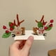 thumbnail image 5 of Xihbxyly Horquilla Navideña con Diseño de Árbol de Navidad, Ideal para Fiestas, Decoración Multiusos, Ideal Como Regalo Familiar, Elegante Accesorio para El Cabello (1 Par), 5 of 5
