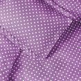thumbnail image 3 of Superior 600 Thread Count Polka Dots Cotton Blend Lilac Duvet Cover Set, Full/ Queen (2 Count), 3 of 8