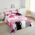 thumbnail image 3 of Castle Fairy Graffiti Splash 2pcs Bedding Comforter Set,Oil Painting Twin Comforter Sets,Mid Century Breathable Bedding Set,Ultra Soft Abstract Home Decor,Reversible, 3 of 8