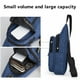 thumbnail image 5 of Xihbxyly Mochila Cruzada de Gran Capacidad con Múltiples Bolsillos, Correa Ajustable para Mayor Comodidad, Nailon Impermeable, Ideal para Viajes, Senderismo y Actividades Al Aire Libre, Versátil, Tam, 5 of 6