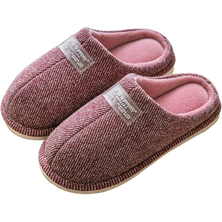 

DanceeMangoo Women s Slippers Memory Foam Anti-Slip Bedroom Slide Warm Soft Lining Shoes Indoor Outdoor