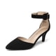thumbnail image 1 of Zapatos DREAM PAIRS Tacones Bajos de Gatito Puntiagudos Negros 27 cm, 1 of 7
