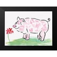 thumbnail image 2 of Dyer, Beverly 18x14 Black Modern Framed Museum Art Print Titled - Farmhouse Pig, 2 of 5