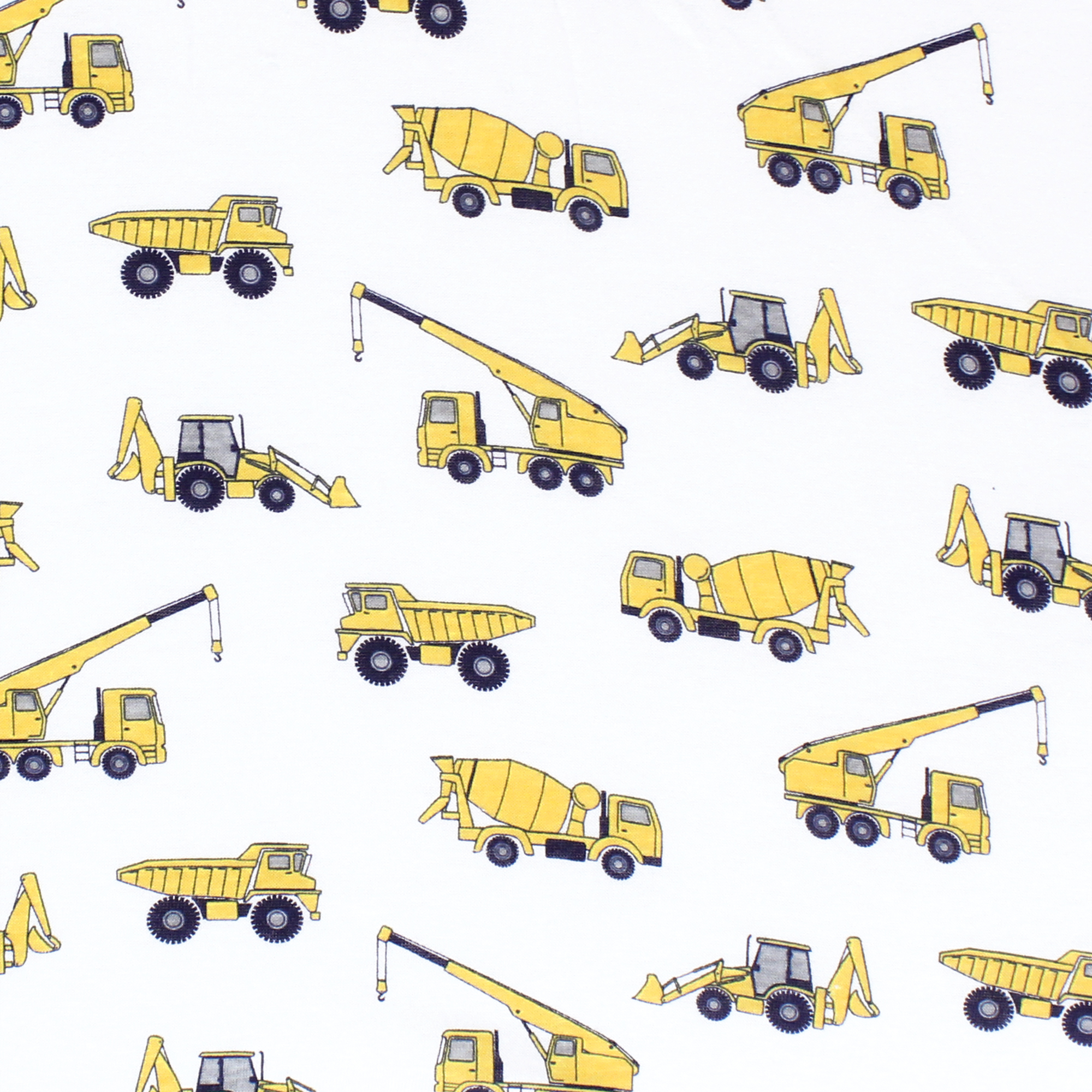 Hudson Baby Infant Boy Cotton Toddler Pillow Case, Construction, One Size
