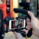 thumbnail image 1 of Estabilizador de mano, DV Estabilizador de cámara portátil en forma de C Estabilizador de mango de vídeo adaptado para la perfección, 1 of 8