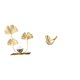 thumbnail image 1 of Escultura De Pájaros Con Hojas Doradas, Adorno Para Estantería, Decoración Moderna Para El Hogar, Coleccionable, Regalo De Cumpleaños O Inauguración De Casa, Dormitorio, Navidad, Escritorio, 1 of 8